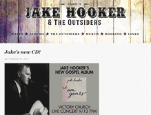 Tablet Screenshot of jakehookermusic.com